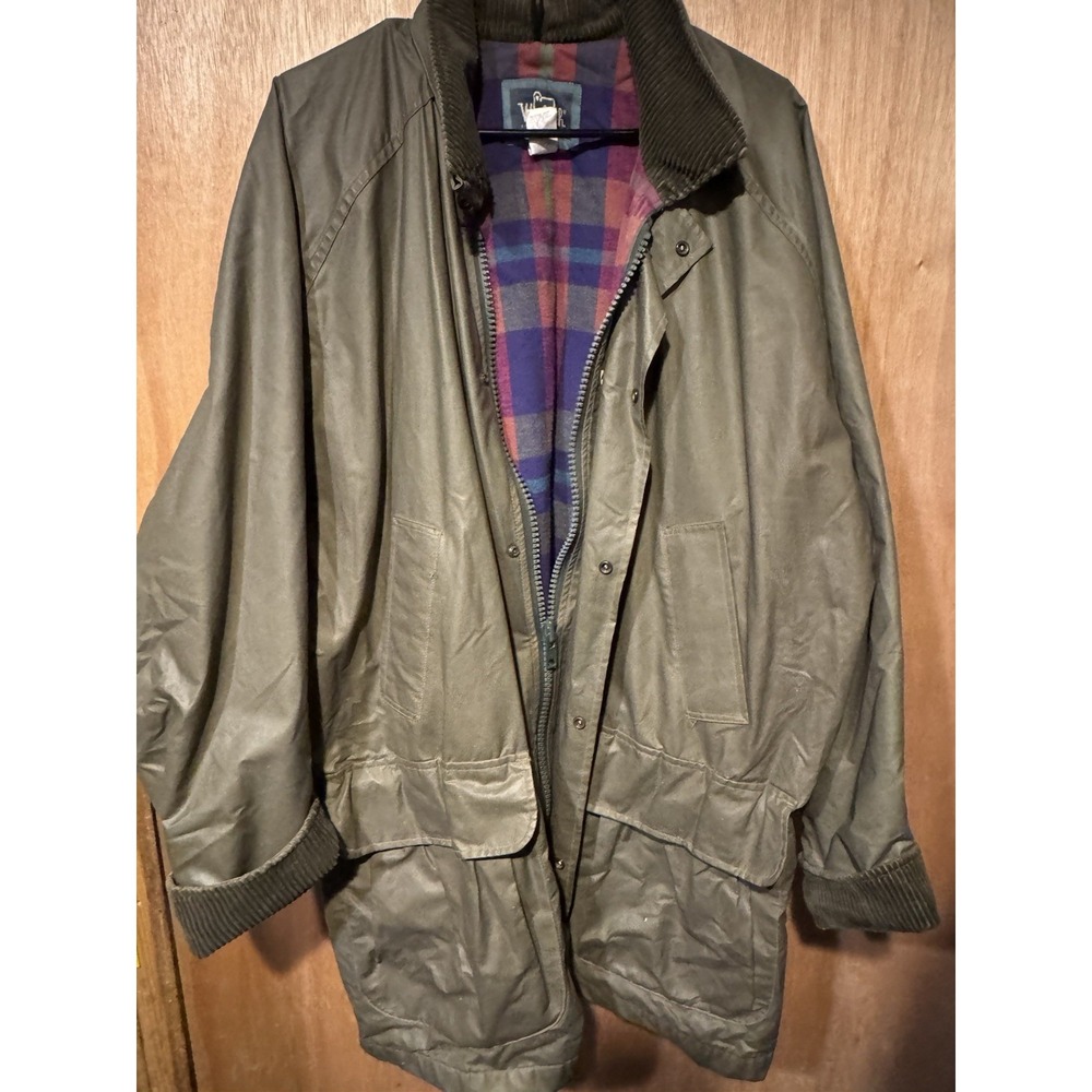 Woolrich Vintage Field Waxed Like Barn/Chore Coat In XL Blanket Lined Vintage